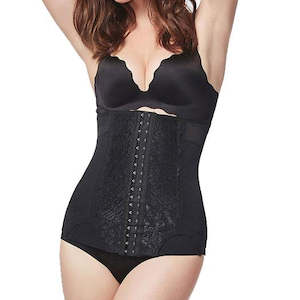 Body Shapewear: Women's Underbust Latex Sports Waist Trainer Corsets Hourglass Body Shaper