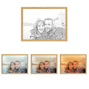 Personalized Custom Photo Light up Painting