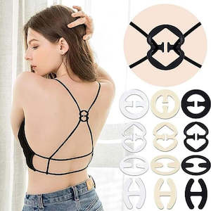 16PCs Invisible Bra Strap Buckle Clips Anti-Slip Holder