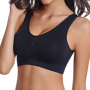 Sports Bra Wireless Bra Seamless Comfort Push Up Bra Vest Tops