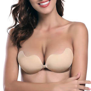 2 Pairs Push up Strapless Self Adhesive Invisible Plunge Bra