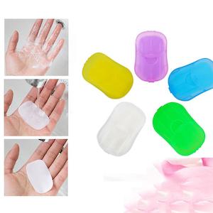 As Seen On Tik Tok: 5/10 Packs Portable Disposable Paper Soap Sheets - Assorted Color