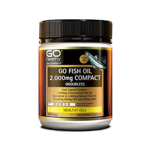 Go Healthy: Go Healthy Go Fish Oil 2000mg Compact 230 Capsules