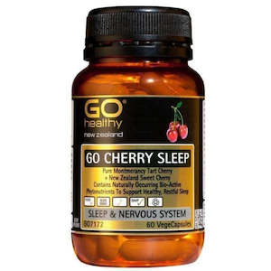 Go Healthy: Go Healthy Go Cherry Sleep 60 Vegecaps