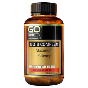 Go Healthy: Go Healthy Go B Complex - Maximum Potency 120 Vegecaps