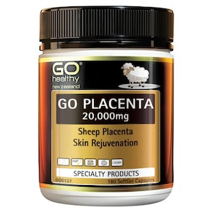 Go Healthy: Go Healthy Go Placenta 20,000mg 180 Capsules