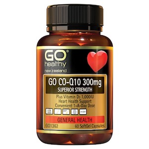 GO Healthy Go CoQ10 300mg - Superior Strength 60 Sofgels