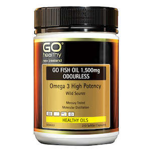 Go Healthy Go Fish Oil 1500mg Odourless 210 Capsules