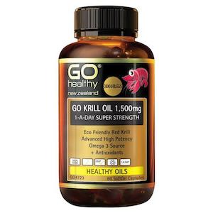 GO Healthy Go Krill Oil 1500mg 60 Capsules