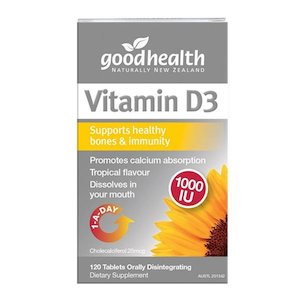 Good Health Vitamin D3 1000IU 120 Tablets