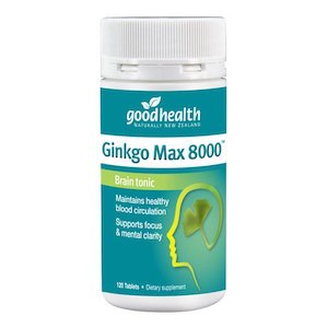 Good Health Ginkgo Max 8000 - Brain Tonic 120 tablets