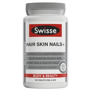 Swisse: Swisse Ultiboost Hair Skin Nails+ 100 Tablets