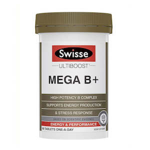 Swisse Ultiboost Mega B + 60 Tablets