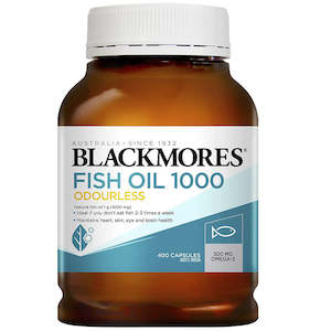 Blackmores: Blackmores Odourless Fish Oil 1000 400 Capsules