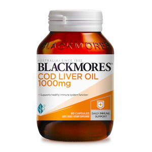 Blackmores: Blackmores Cod Liver Oil 1000mg - 80 Capsules