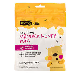 Comvita: Kids Soothing Pops With UMF™ 10+ Mānuka Honey