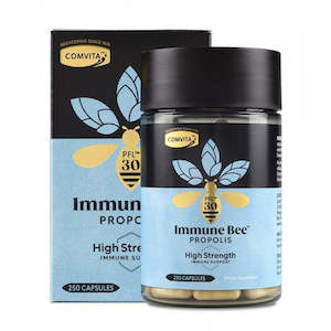 Comvita: Comvita Immune Bee Propolis High Strength PFL30 Capsules - 250 Capsules