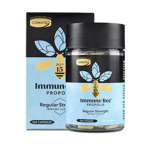 Comvita: Comvita Immune Bee Propolis Regular Strength PFL15 Capsules - 365 Capsules