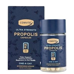 Comvita Propolis Ultra Strength PFL60 400mg 60 Vegetarian Capsules