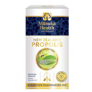 Manuka Health: Manuka Health Bio 100 Highly Concentrated New Zealand Propolis 60 Capsules