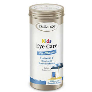 Eyes Health: Radiance Kids Eye Care 60 Blueberry Chewable Tablets