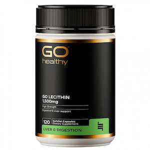 GO Healthy Go Lecithin 1500mg 120 Capsules