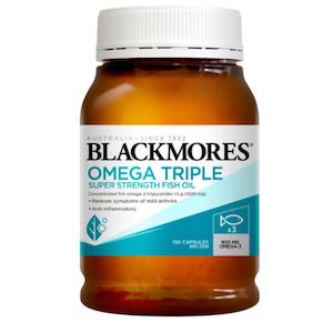 Heart Health: Blackmores Omega Triple Strength Fish Oil 150 Capsules