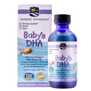 Immune Support: Nordic Naturals Baby's DHA Liquid 60mL