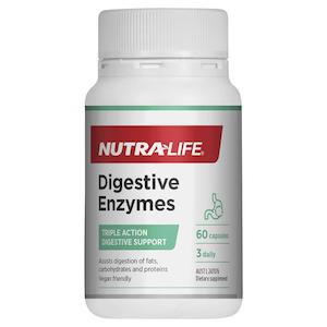 Weight Management: Nutra-Life Digestive Enzymes - 60 Capsules