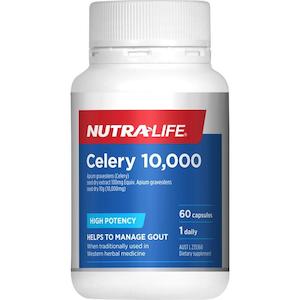 Nutra-Life Celery 10000 - 60 Capsules