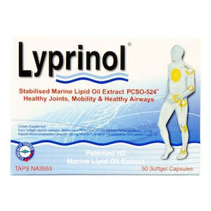 Bone Joint Supplements: Lyprinol Marine Lipid Oil Extract 50 Capsules