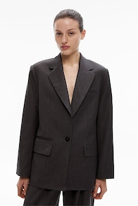 Womenswear: Oversized Single-Breasted Blazer