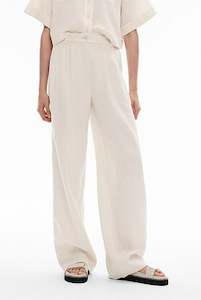 Womenswear: Linen Pleat Pant