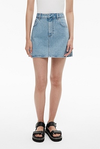 Womenswear: Denim Mini Skirt