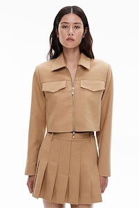 Womenswear: Zip Front Jacket