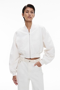 Womenswear: Cropped Bomber Jacket