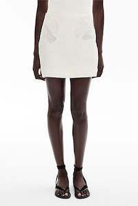 Womenswear: Lace Insert Mini Skirt