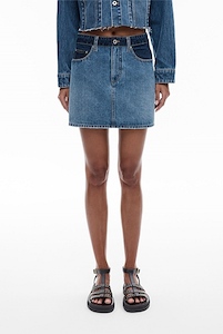 Womenswear: Contrast Denim Skirt