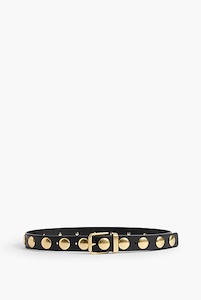 Studded Leather Belt