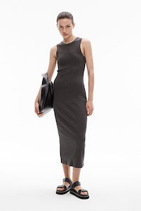 Womenswear: Crew Rib Midi Dress