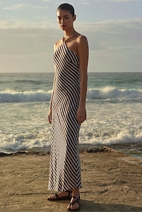 Womenswear: Stripe Halter Dress