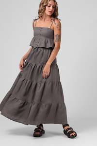 Clothing: Ruby Maxi Skirt Olive