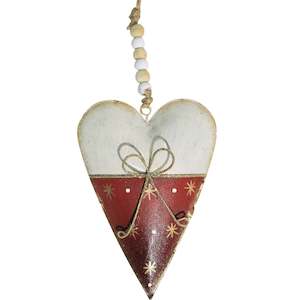 Christmas: Christmas Bow Heart