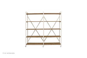 Riveria  Double Bookcase