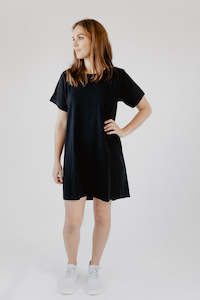 T-SHIRT DRESS | BLACK