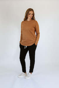 CREW JUMPER | RUST