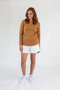 Clothing: LONGSLEEVE | RUST