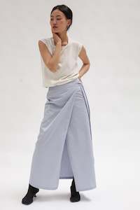 Gia Cotton Wrap Skirt