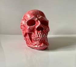 Homewares: Skull-Red & White