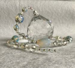 Hanging Crystal-Opalite & Moonstones